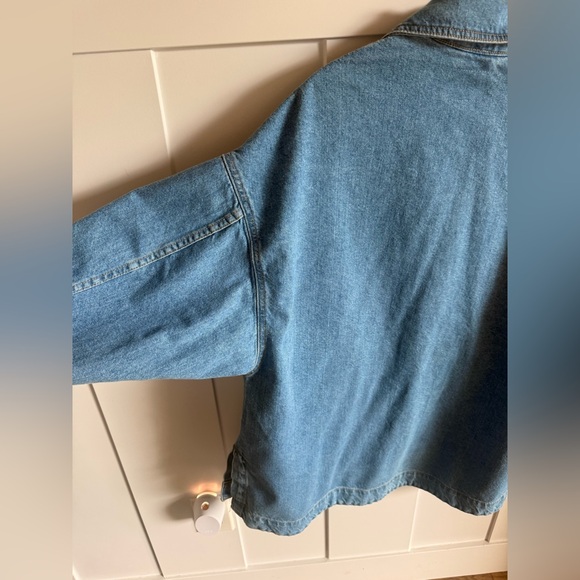 We the Free People Madison City Denim Barn Jacket - Picture 11 of 13